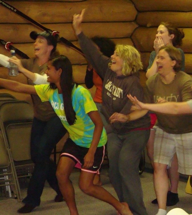 Christian youth engaged in Christ-Centered leadership training