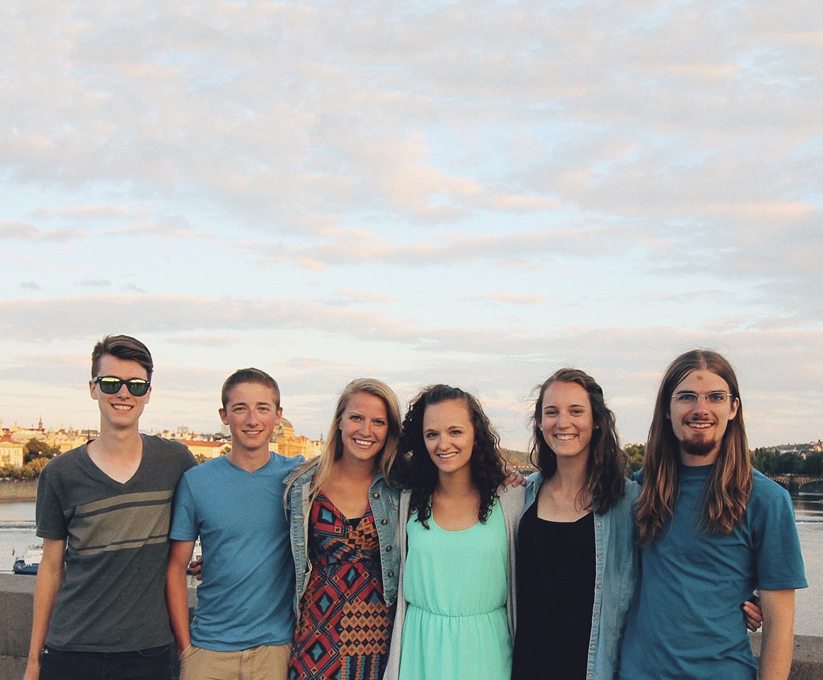 Youth Adults Group Photo at Christian Camp